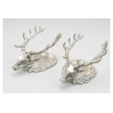 Department 56 Silver-Plated Deer Candle Surrounds