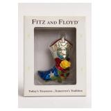 Fitz And Floyd Floral Hanging Ornament