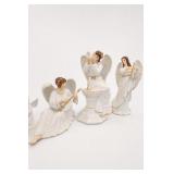 Grandeur Noel Porcelain Angel Figurine Set