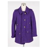 Coach XS Purple Trench Coat