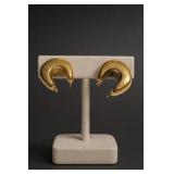 Vintage Givenchy Hoop Earrings Pair