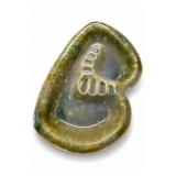 MP USA 932 Green Pottery Ashtray