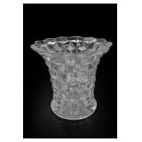 Fostoria American Cubist Glass Vase