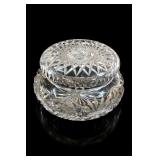 American Brilliant Cut Crystal Powder Box