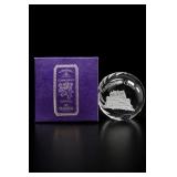 Edinburgh Crystal Edinburgh Castle Paperweight