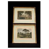 Leslie House Framed Landscape Print Pair