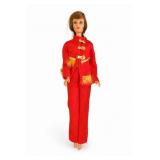 1966 Mattel Doll With Red Outfit