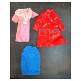 Vintage Barbie Doll Clothing Lot, 3 Pieces