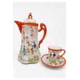 Japanese Geisha Girl Chocolate Pot Set