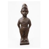 Cast Iron Fireside Boy Figure Made in England
