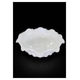 Westmoreland Paneled Grape Milk Glass Bowl