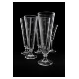 Princess House Heritage Starburst Pilsner Glasses