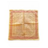 YSL Red Polka Dot Pattern Pocket Square
