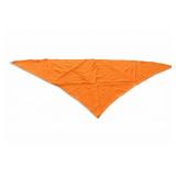 Valentino Orange Jacquard Triangle Scarf