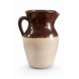 Two-Tone Ceramic Pitcher, Possible A S Mark