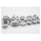 Blue Danube Japan Blue And White China Set