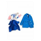 Mattel Ken Doll Clothing Set, Blue Coat & Outfits