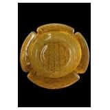 Anchor Hocking Soreno Amber Glass Ashtray