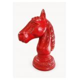 Vintage Cast Iron Horse Head Hitching Post Topper