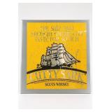 Cutty Sark Scots Whisky Advertising Mirror
