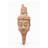 Chinese Clay Head Bottle Stopper
