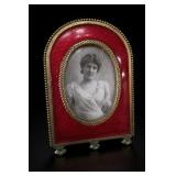 Terragrafics Red Enamel Portrait Picture Frame