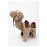 Bactrian Camel Stuffed Folk Art Figure