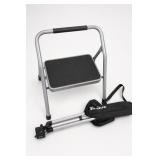 Folding Step Stool With Handrail And Carrying Bag