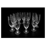 Tiffin Franciscan Floral-Etched Iced Tea Glasses