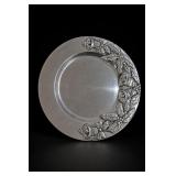 Holland Boone Polished Pewter Holly Platter