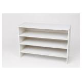 White Four-Tier Shelving Unit