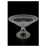 Schoeler Melanie Clear Glass Pedestal Bowl