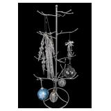 Tripar Metal Ornament Tree With Glass Ornaments