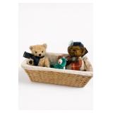 Boyds Bears Plush Toy Basket