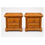 Broyhill Pair of Two-Drawer Nightstands