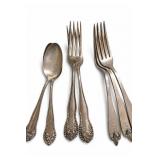 Sterling Silver Flatware Set, 238.1g