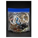 Costume Jewelry Lot, Beaded Bracelets & More