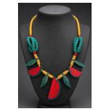 Tropical Wooden Watermelon Necklace