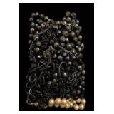 Vintage Beaded Necklace Lot With Chains