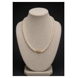 14K Gold Pearl Necklace