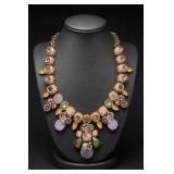 J Crew Multicolor Bib Necklace