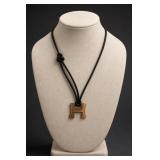 Hermï¿½s H Pendant Necklace