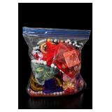 Mixed Costume Jewelry Lot In Zip Bag