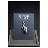 Sterling Silver High Heel Shoe Charm