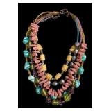 Treska Multistrand Beaded Necklace