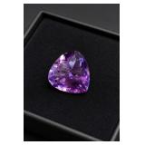 13.5ct Amethyst Faceted Loose Gemstone