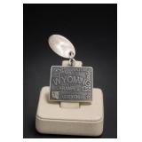 Sterling Silver Yellowstone Park Wyoming Charm