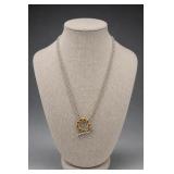 David Sigal Sterling Silver Cheetah Necklace 17g