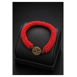 Tory Burch Red Beaded Necklace