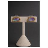 Kendra Scott Iridescent Stone Stud Earrings